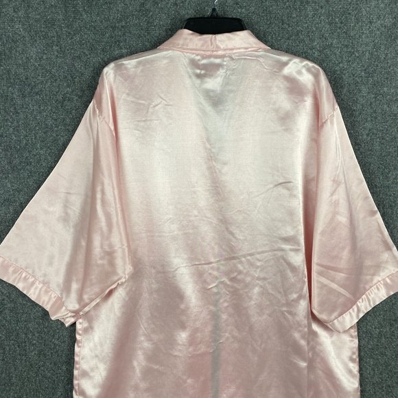 Sarah Morgan Sleepwear Top Large Women's Short Sleeve Pink Polyester Blend L - Picture 10 of 10
